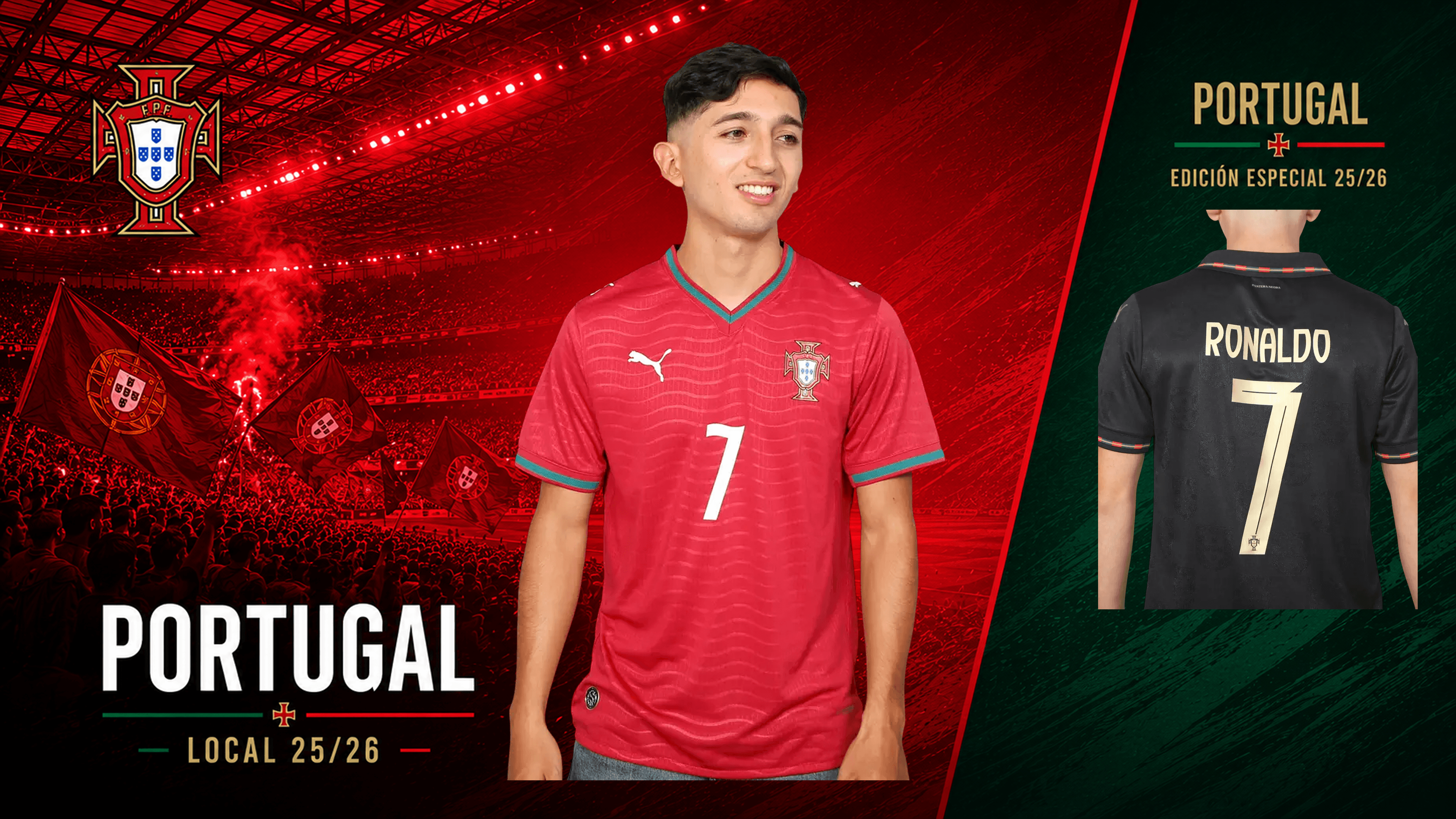 CR7 Portugal Local 2026 Version Jugador